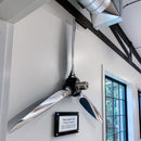 3-Bladed McCauley Mirror High Polished Airplane Propeller Wall Sculpture