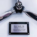 3-Bladed McCauley Mirror High Polished Airplane Propeller Wall Sculpture