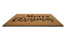 Merry Christmas Natural Coir Doormat 28 in. x 18 in. Indoor and Outdoot Coir Mat