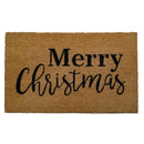Merry Christmas Natural Coir Doormat 28 in. x 18 in. Indoor and Outdoot Coir Mat