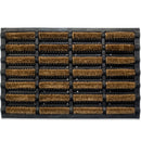 Coconut Natural Coir 24'' x 16'' Non-Slip Indoor/Outdoor Mat