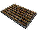 Coconut Natural Coir 24'' x 16'' Non-Slip Indoor/Outdoor Mat