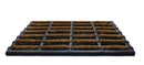 Coconut Natural Coir 24'' x 16'' Non-Slip Indoor/Outdoor Mat