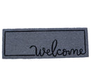 Welcome'' Home'' Hello'' Rubber Non-Slip 30'' x 10'' Indoor Outdoor Doormat