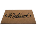 Welcome , Natural Coir Doormat With Non slip 30 x 18 Indoor and Outdoor Coir Mat
