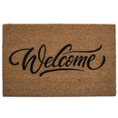 Welcome , Natural Coir Doormat With Non slip 30 x 18 Indoor and Outdoor Coir Mat