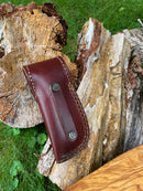 Damasucs Pocket Knife exquisite engraved bolster by Titan TF-015