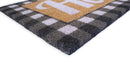 Let's Stay Home Natural Coir Non Slip 28 in. x 18 in. Indoor and Outdoor Doormat