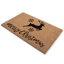 Natural Coir Doormat 28 in. x 18 in. Indoor and Outdoor Coir Mat Decoration