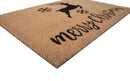 Natural Coir Doormat 28 in. x 18 in. Indoor and Outdoor Coir Mat Decoration