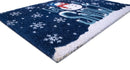 Let It Snow Winter Door Mat 28 in. x 18 in. Snowflake Outdoor Doormat