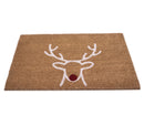 Natural Coir Doormat 28 in. x 18 in. Indoor and Outdoor Coir Mat Decoration