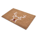 Natural Coir Doormat 28 in. x 18 in. Indoor and Outdoor Coir Mat Decoration