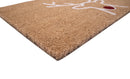 Natural Coir Doormat 28 in. x 18 in. Indoor and Outdoor Coir Mat Decoration