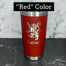 Fraser's Ridge Est.1767 Laser Engraved Powder Coated 20oz Double Walled Insulated Tumbler - Outlander Inspiration