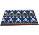 Doormat Natural Coir Printed 28 in. x 18 in. Anti Slip Indoor and Outdoor Coir Mat