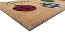 Holiday Collection 28 in. x 18 in. Coir Outdoor Doormat Natural Coir Mat