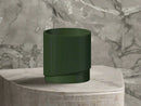 Mid-Century Ribbed Planter with Drainage and Saucer in Multiple Colors, 3D Printed Planter with Unique Modern Design, Lightweight, Wave