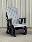 Poly Fanback Glider Rocker