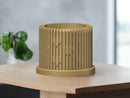 Modern Heart-Shaped Planter with Drainage & Saucer – Unique Valentine’s Day Gift for Plant Lovers, 3d Printed Planter Home Hosting Decor,