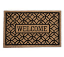 "Welcome" Rubber Non-Slip 28'' x 18'' Indoor Outdoor Doormat