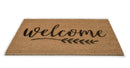 Welcome Non-Slip Rubber Back 28'' x 18'' Indoor and Outdoor Doormat