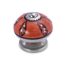 Tomatoed 1-29/50 in. Red Cabinet Knob (Pack Of 5)