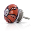 Tomatoed 1-29/50 in. Red Cabinet Knob (Pack Of 5)