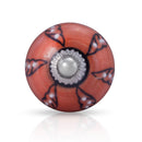 Tomatoed 1-29/50 in. Red Cabinet Knob (Pack Of 5)