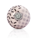 Mascot Hardware Charlotte 1-3/5 in. Dotted Blue Drawer Cabinet Knob