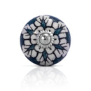 Grassed 1-2/3 in. Green & White Cabinet Knob (Pack of 10)
