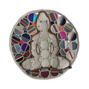 Art Buddha Multicolor Circular Back