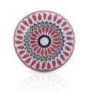 Mascot Hardware Candlenut 1-1/2 in. Red Leaves Drawer Cabinet Knob