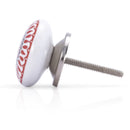 Mascot Hardware Candlenut 1-1/2 in. Red Leaves Drawer Cabinet Knob