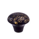 Mascot Hardware 1-1/2", 38mm, Golden Over Blue Drawer Cabinet Round Knob