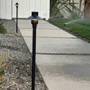 BPLP09 Tulay SH 18" Black Brass Path Light Low Voltage Outdoor Lighting