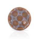 Mascot Hardware Rosette 1-1/2 in. Orange Cupped Drawer Cabinet Knob