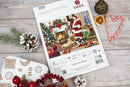 Santa Interior Christmas Fireside Counted Cross Stitch Kit by Luca-S BU5100L