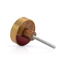 Mascot Hardware Athena 1-3/5 in. Wooded Drawer Cabinet Knob