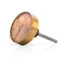 Mascot Hardware Athena 1-3/5 in. Wooded Drawer Cabinet Knob
