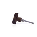 Mascot Hardware Fusion Striped 1-3/10 in. (33mm) Cream & Brown Drawer Cabinet Knob