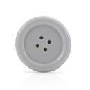 Mascot Hardware Buttoned 1-11/50 in. (31mm) Grey Drawer Cabinet Knob