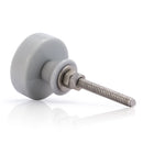 Mascot Hardware Buttoned 1-11/50 in. (31mm) Grey Drawer Cabinet Knob