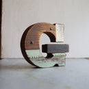 Reclaimed Wooden Letters