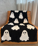 Spooky Ghost Throw Blanket