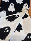 Spooky Ghost Throw Blanket