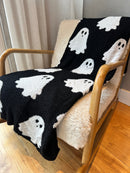 Spooky Ghost Throw Blanket