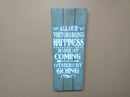 "Visitors Bring Happiness"  Large Concealment Wall Art Box