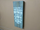 "Visitors Bring Happiness"  Large Concealment Wall Art Box
