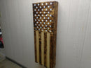 Long Slim “Half” American Flag Wooden Gun Storage Case
